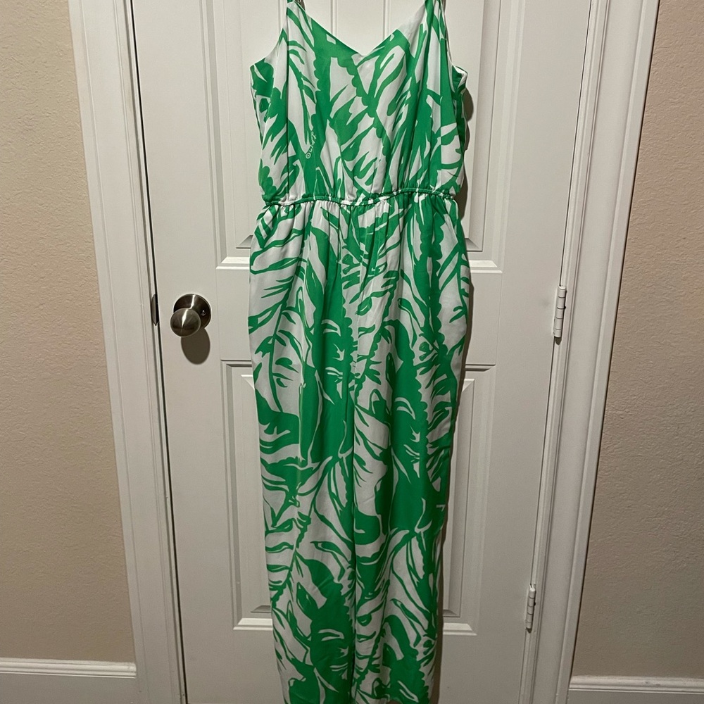 Lily Pulitzer for Target green/white romper